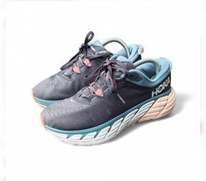 Hoka One One Womens Gaviota 3 Ombre Blue Rosette Running size 9D wide